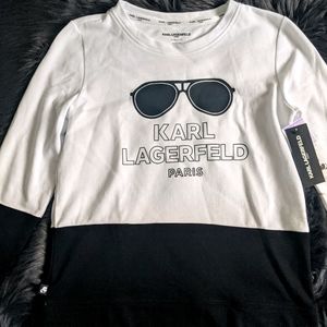 Black and white Karl Lagerfeld Sweatshirt
